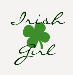 Irish Girl Womens St. Patricks Day PNG Free Download
