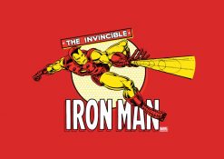 Iron Man Retro Character Graphic PNG Free Download