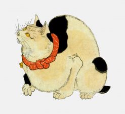 Japanese Cat -  Kuniyoshi -  Ukiyo-e PNG Free Download