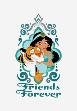 Jasmine & Rajah Friends Forever PNG Free Download