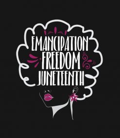 Juneteenth Freedom Day for Women PNG Free Download