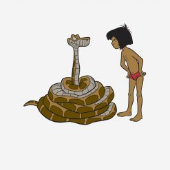 Jungle Book Kaa and Mowgli Disney PNG Free Download