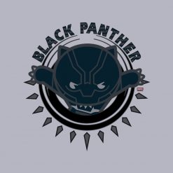 Kawaii Black Panther Logo Toddler PNG Free Download