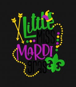 Kids Little Ms Mardi Gras Shrove Tuesday Children PNG Free Download