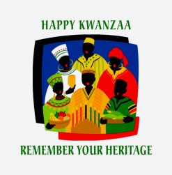 Kwanzaa Remember your heritage PNG Free Download