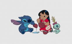 Lilo and Stitch Tea Party PNG Free Download