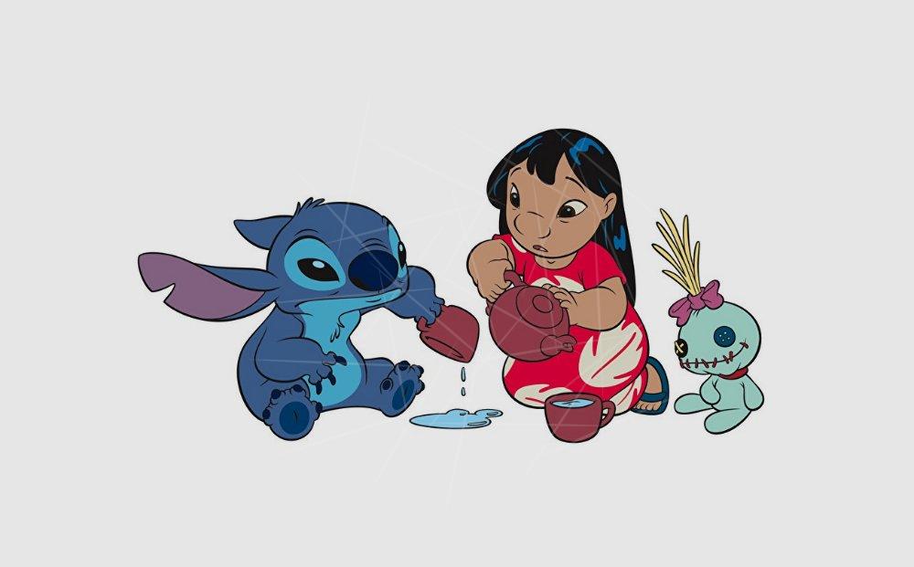 Lilo and Stitch Tea Party PNG Free Download Lilo and Stitch Tea Party PNG Free Download