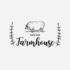 Love Our Farmhouse - Hog PNG Free Download