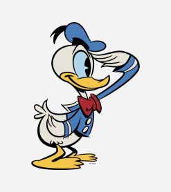 Main Mickey Shorts - Donald Duck Salute PNG Free Download