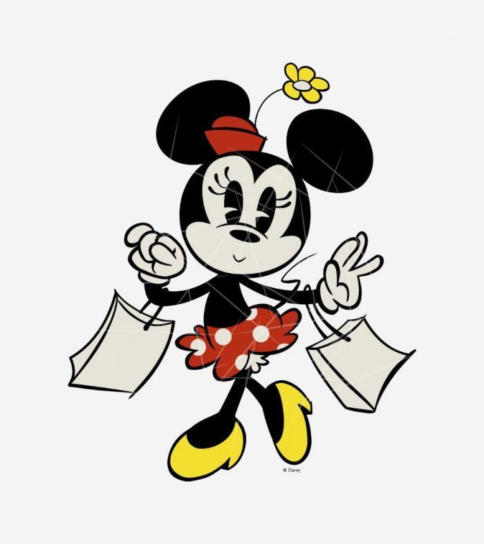 Main Mickey Shorts - Minnie Shopping PNG Free Download