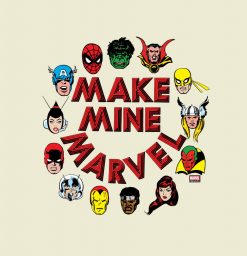 Make Mine Marvel Hero Graphic PNG Free Download
