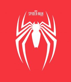 Marvels Spider-Man - White Spider Emblem PNG Free Download