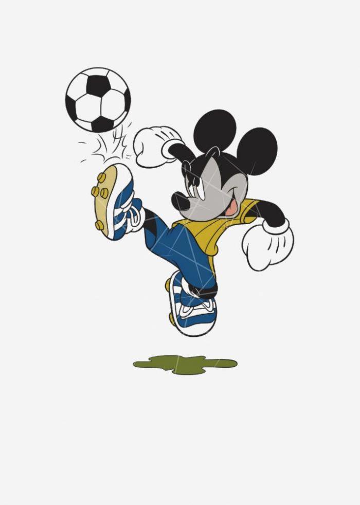 Mickey Mouse Soccer PNG Free Download
