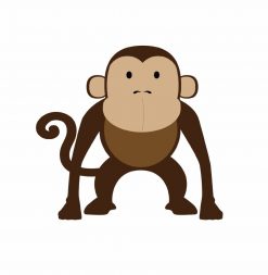 Monkey Coffee PNG Free Download