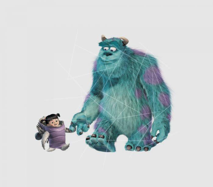 Monsters - Inc. Boo in costume with Sulley Disney PNG Free Download