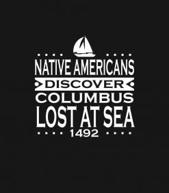 Native American Columbus Lost At Sea PNG Free Download