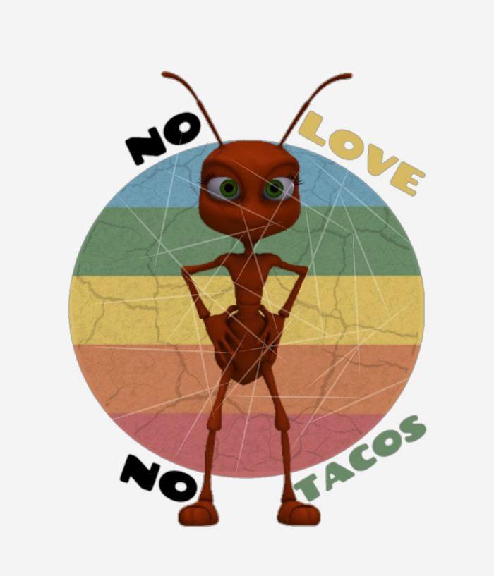 No Love No Tacos PNG Free Download