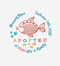 OFishally A Family Fish Themed Adoption Gifts PNG Free Download