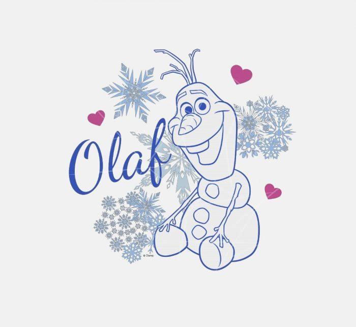 Olaf - Snowflakes PNG Free Download