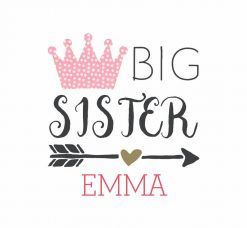 Personalized Big Sister PNG Free Download