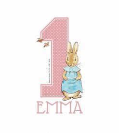 Peter Rabbit - Baby Girls First Birthday - Name Baby PNG Free Download