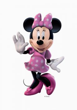 Pink Minnie - Cute Pose PNG Free Download