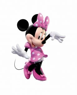 Pink Minnie - Waving and Dancing Toddler PNG Free Download