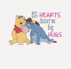 Pooh & Eeyore - Big Hearts Deserve Big Hugs PNG Free Download
