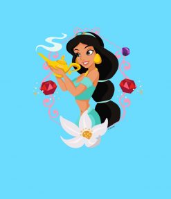 Princess Jasmine With Magic Lamp PNG Free Download
