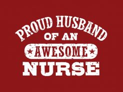 Proud Husband of an Awesome Nurse PNG Free Download