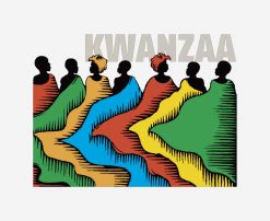 Rainbow Kwanzaa Holiday PNG Free Download
