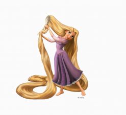 Rapunzel Brushing Hair 2 PNG Free Download