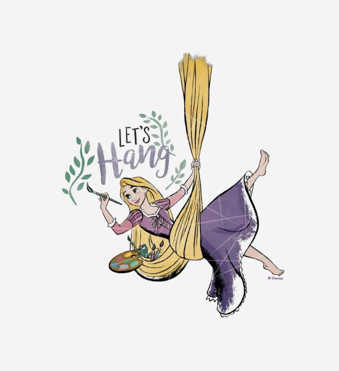 Rapunzel Painting Lets Hang PNG Free Download