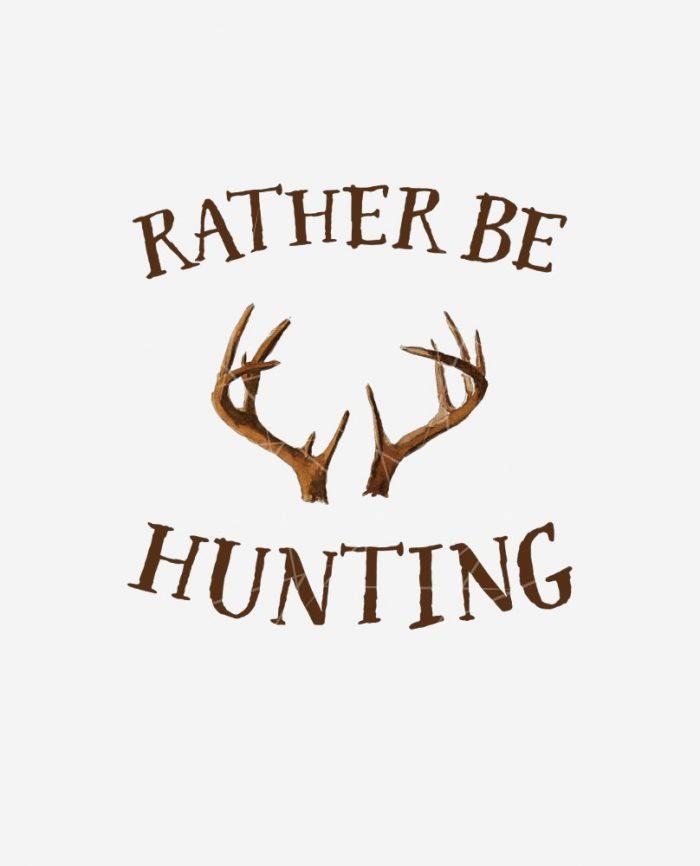 Rather Be Hunting PNG Free Download