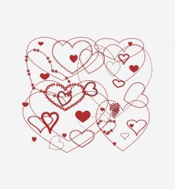 Red Hearts PNG Free Download