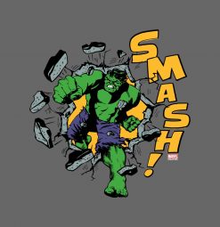Retro Hulk Smash! PNG Free Download