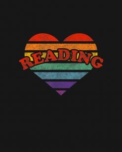 Retro Rainbow Heart Reading 80s Whimsy LGBTQ Pride PNG Free Download