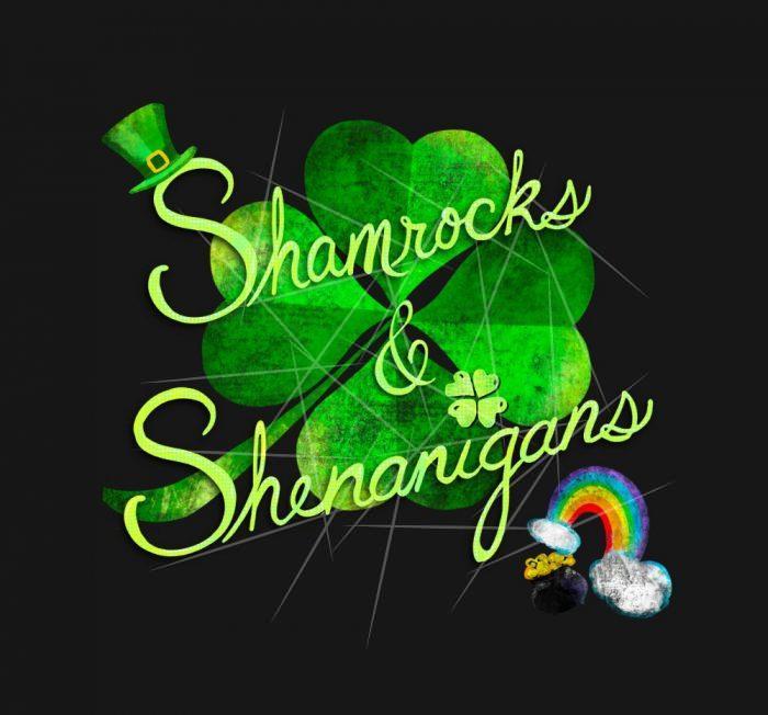 Shamrocks & Shenanigans Long Sleeve Tee PNG Free Download