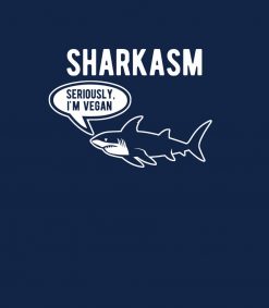 Sharkasm- Funny sarcastic shark PNG Free Download