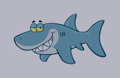 Smiling Shark Toddler PNG Free Download