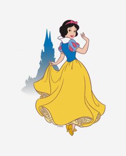 Snow White & Castle Graphic PNG Free Download