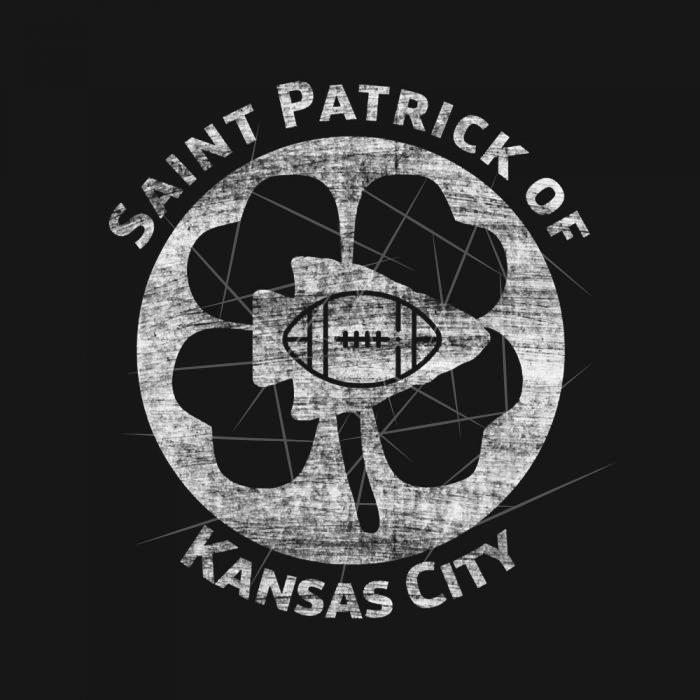 St Patrick of Kansas City Football Vintage Clover - PNG Free Download