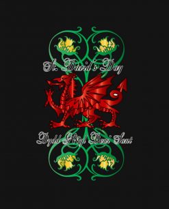 St. Davids Day T  With Welsh Dragon PNG Free Download