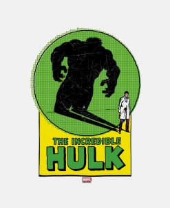 The Incredible Hulk Vintage Shadow Graphic PNG Free Download
