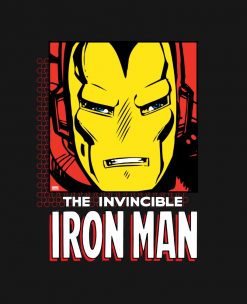 The Invincible Iron Man Retro Comic Icon PNG Free Download