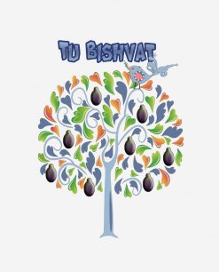 Tu Bishvat T  - Tu Bishvat Tree And Bird PNG Free Download