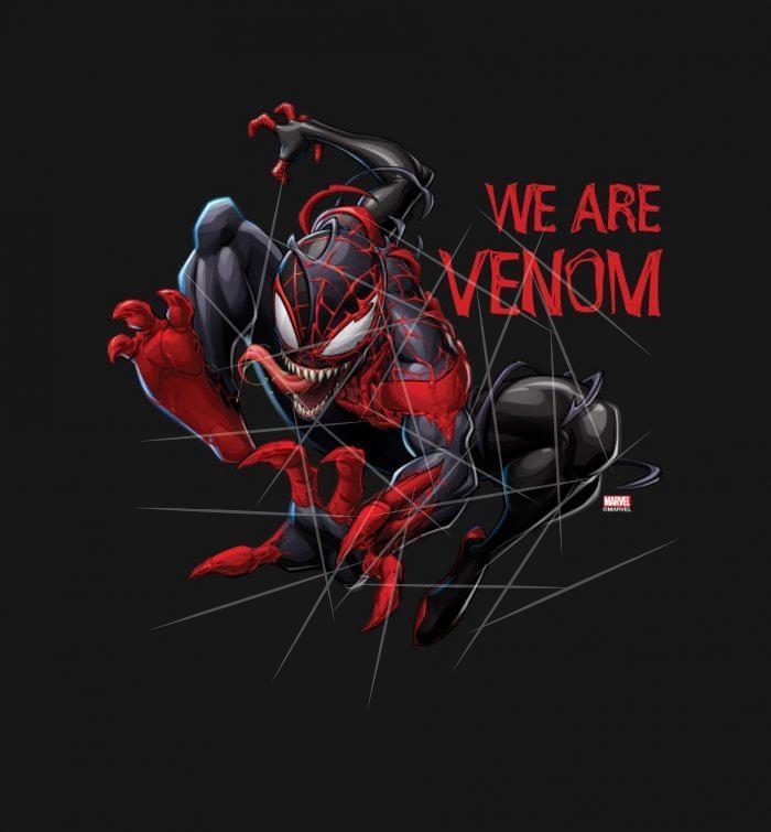 Venomized Spider-Man Miles Morales PNG Free Download