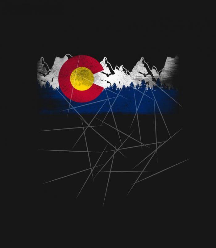 Vintage Colorado State Flag Colorado Mountain PNG Free Download
