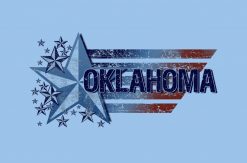 Vintage USA Flag with Star – Oklahoma PNG Free Download