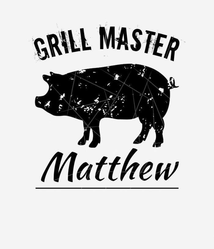 Vintage pork logo BBQ t for grill masters PNG Free Download